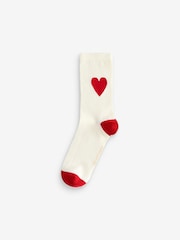Rockett St George Black/White Spot and Harlequin 4 Pack Socks - Image 5 of 9