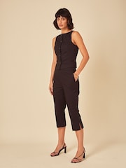 Nobodys Child Black Theo Slash Neck Waistcoat - Image 3 of 4