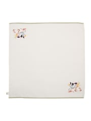 Wrendale Set of 4 Green Garden Friends Animal Print Fabric Napkins - Image 5 of 6