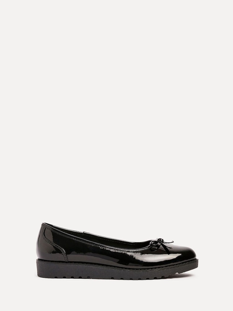 Linzi Black Quote Pumps With Bow Detail - Image 2 of 5