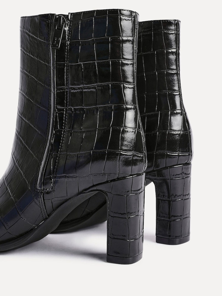 Linzi Black Jonas Block Heel Ankle Boots - Image 5 of 5 Linzi Black Jonas Block Heel Ankle Boots - Image 5 of 5