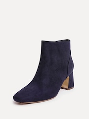 Linzi Cove Square Toe Block Heel Ankle Boots - Imagem 4 de 5