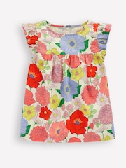Boden Pink Juniper Frill Sleeve Woven Top - Image 1 of 3