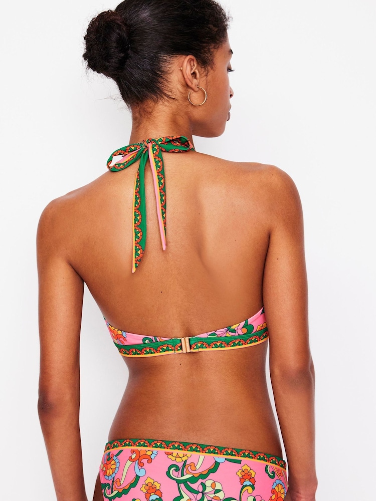 Boden Pink Ios Panel Bikini Top - Image 2 of 6 Boden Pink Ios Panel Bikini Top - Image 2 of 6