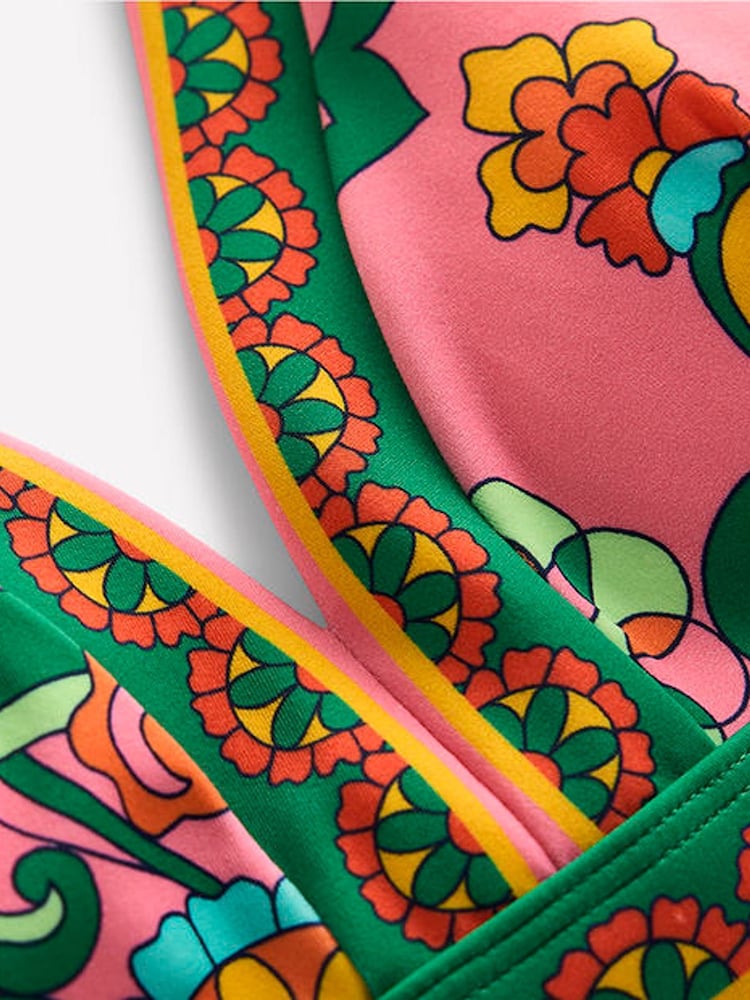 Boden Pink Ios Panel Bikini Top - Image 6 of 6 Boden Pink Ios Panel Bikini Top - Image 6 of 6