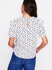 Boden Mila Trim Detail Blouse - Imagen 3 de 5