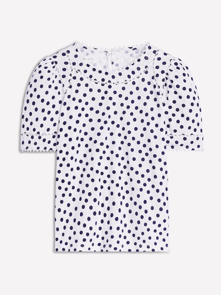 Boden Mila Trim Detail Blouse - Imagen 5 de 5