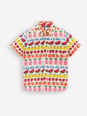 Boden Yellow Cotton Linen Shirt - Image 1 of 3
