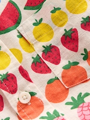 Boden Yellow Cotton Linen Shirt - Image 3 of 3