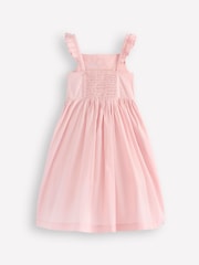Boden Pink Annalisa Flower Print Appliqué Sundress - Image 3 of 4