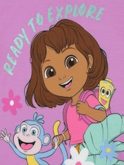 Character Purple Dora The Explorer Short Pyjamas - Image 10 of 10