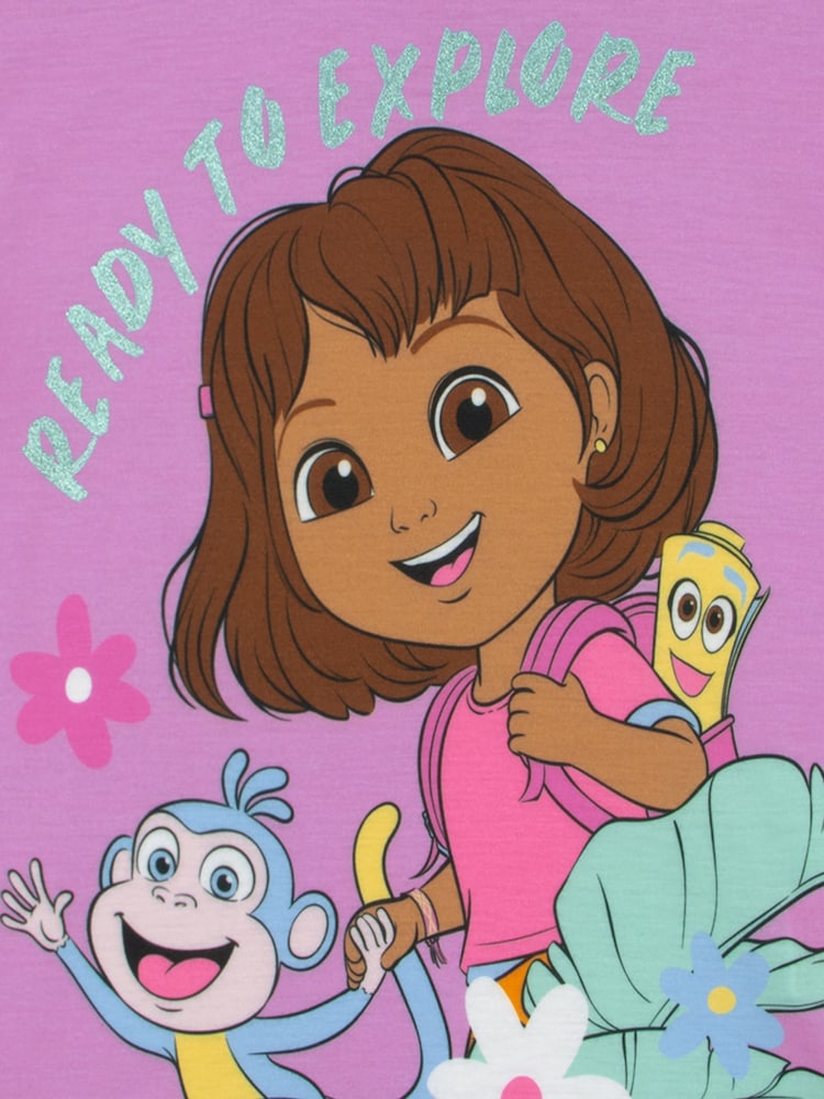 Character Purple Dora The Explorer Short Pyjamas - Image 10 of 10