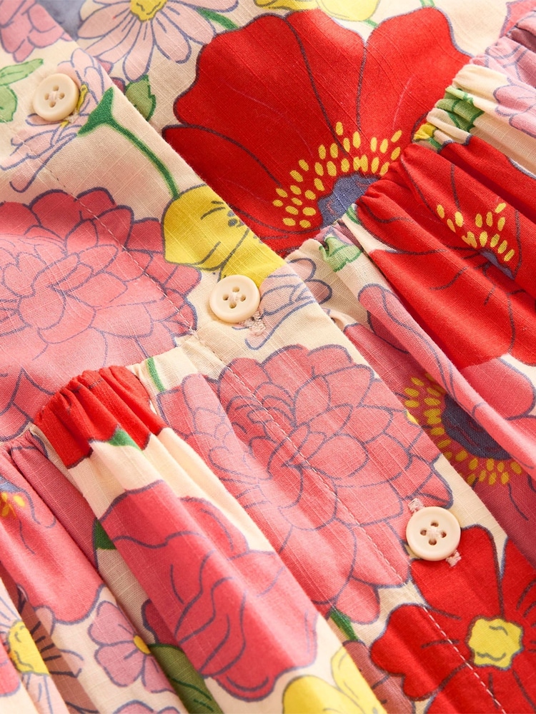 Boden Pink Remy Button Through Dress - Image 2 of 3