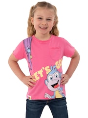 Character Pink Girls Dora The Explorer T-Shirt - Image 3 of 10