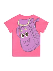 Character Pink Girls Dora The Explorer T-Shirt - Image 6 of 10