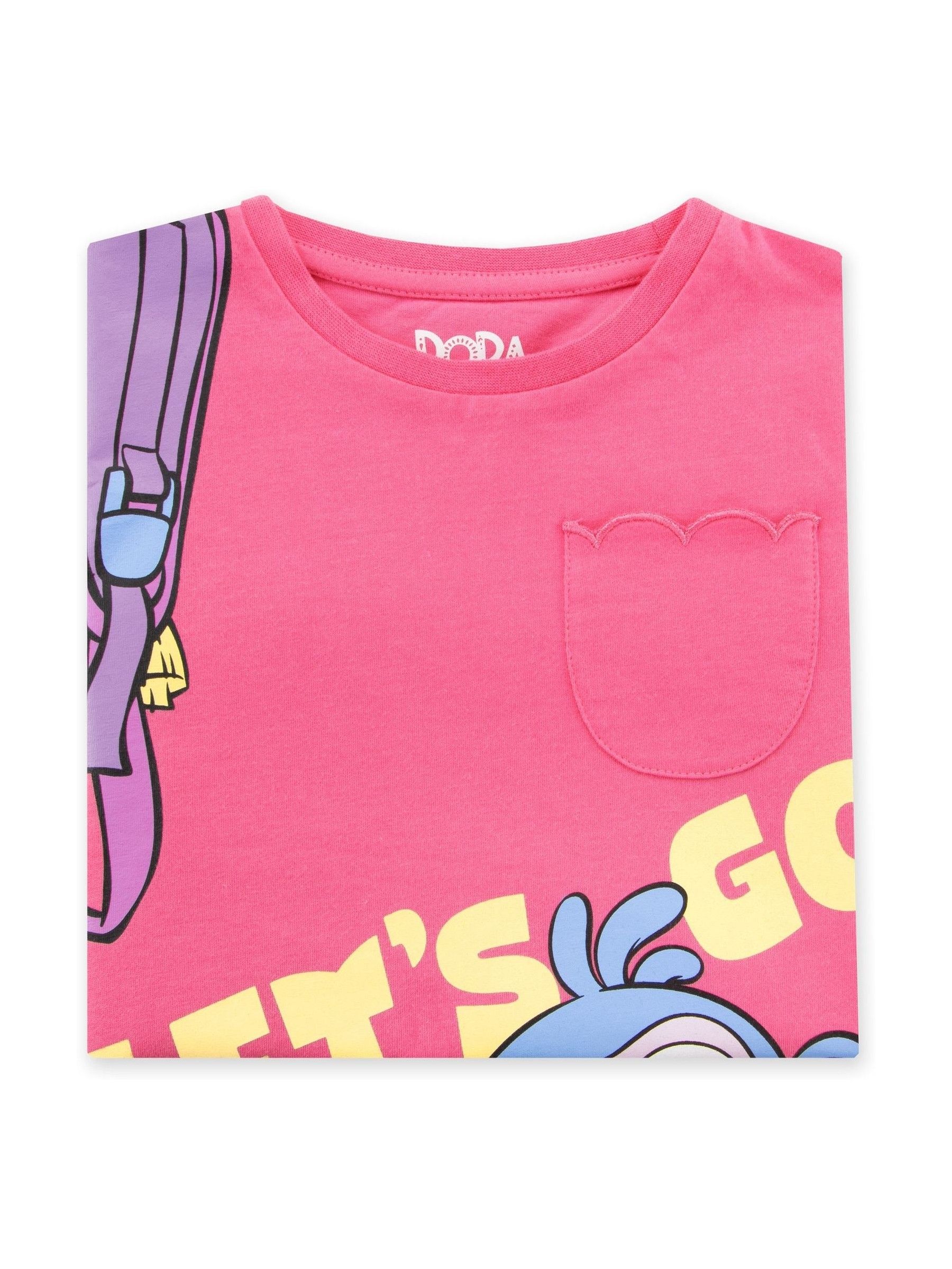 Buy Character Pink Girls Dora The Explorer T-Shirt from Next Romania