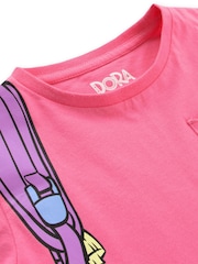 Character Pink Girls Dora The Explorer T-Shirt - Image 9 of 10