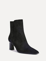 Linzi Black Thorn Stacked Block Heel Ankle Boots - Image 2 of 4