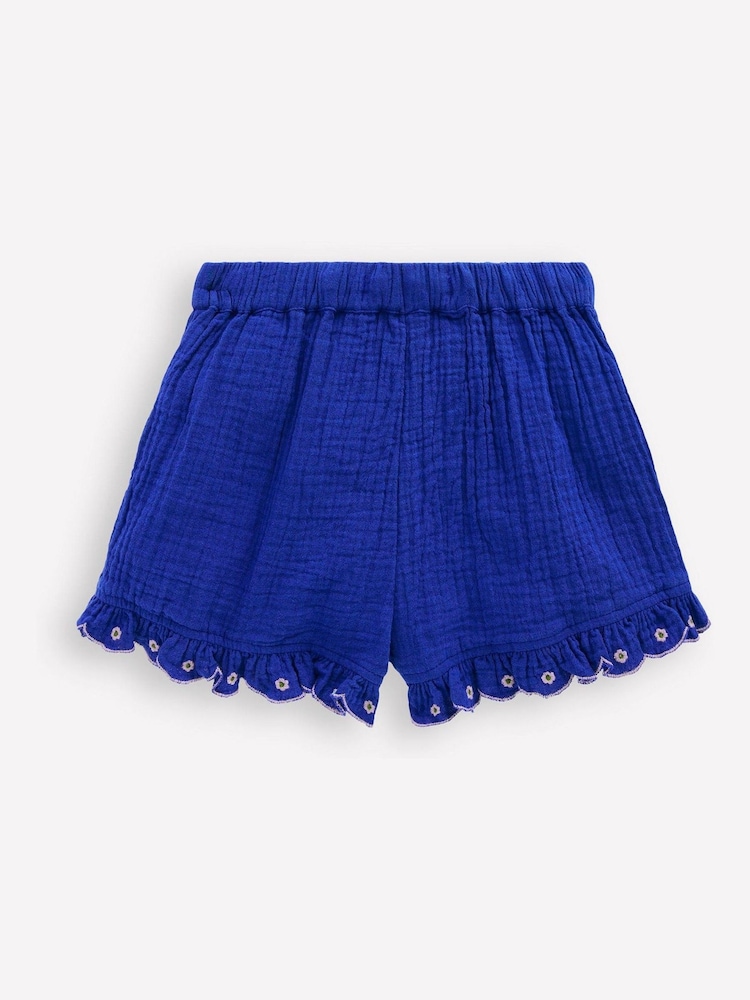 Boden Double Embroidered Cloth Frill Hem Shorts - Bild 2 von 3