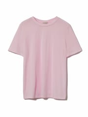 Jigsaw Pink Supima Cotton Crew Neck T-Shirt - Image 6 of 6