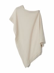 Jigsaw Cream Sheer Linen Blend Poncho - Image 6 of 6