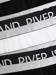 River Island Silver Split Waistband Boxers 4 Pack - Imagem 4 de 4