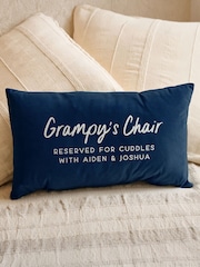 Personalised Special Spot Fathers Day Velvet Cushion by No Ordinary Gift - Image 2 of 2