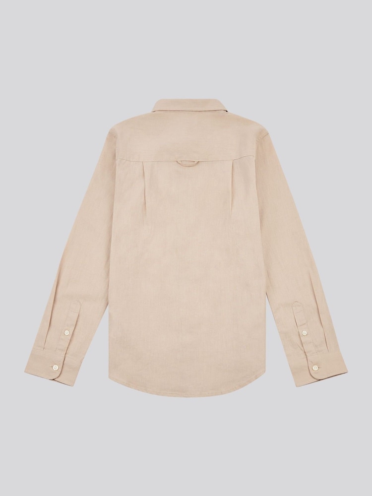 U.S. Polo Assn. Natural Boys Linen Blend Shirt - Image 2 of 3