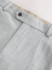 ពណ៌ប្រផេះស្រាល - ខោ N.Premium Regular Fit Smart Brushed Cotton - រូបភាព 8 នៃ 9