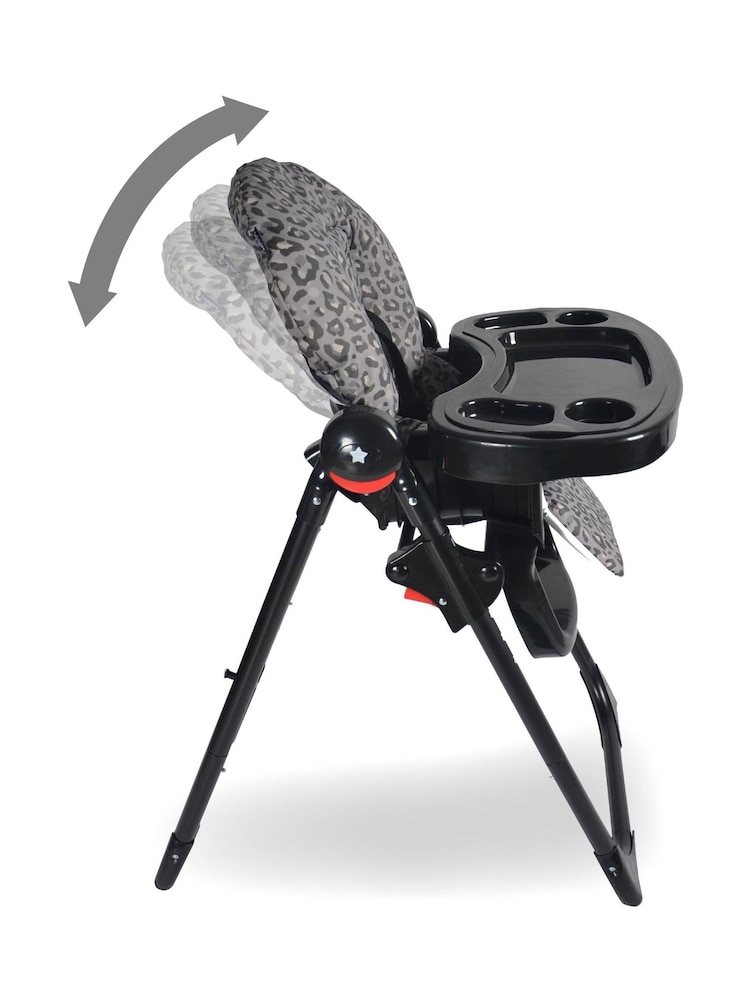 My Babiie Black Leopard Premium Highchair - Image 2 of 6