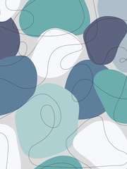 Graham & Brown The Blues Envy Mood A4 Wallpaper Sample - Image 2 of 3