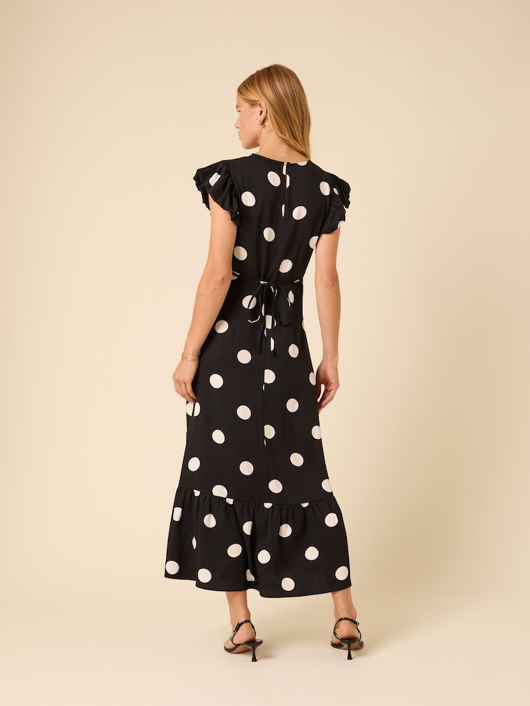 Vestido midi Clara de bolinhas Nobodys Child - Imagem 2 de 6