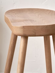 Pacific Natural Laselle Ash Wood Bar Stool - Image 2 of 6