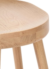 Pacific Natural Laselle Ash Wood Bar Stool - Image 5 of 6