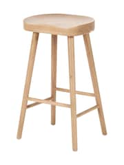 Pacific Natural Laselle Ash Wood Bar Stool - Image 6 of 6