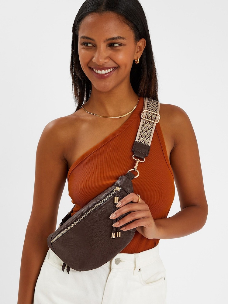 Accessorize Brown Sling Bum Bag - Image 3 of 3
