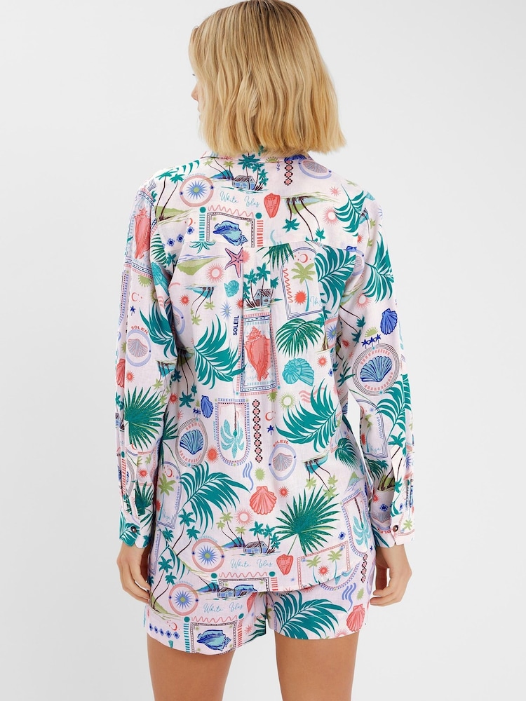 Accessorize Postcard Print Shirt - Bild 2 von 4