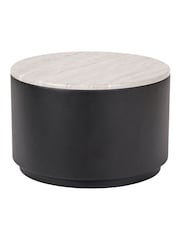 Pacific Black Remy Marble Effect and Metal Storage Coffee Table - Image 5 of 6