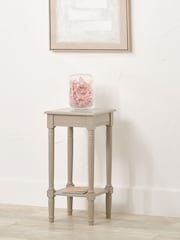 Pacific Cream Heritage Pine Wood Accent Table - Image 1 of 6