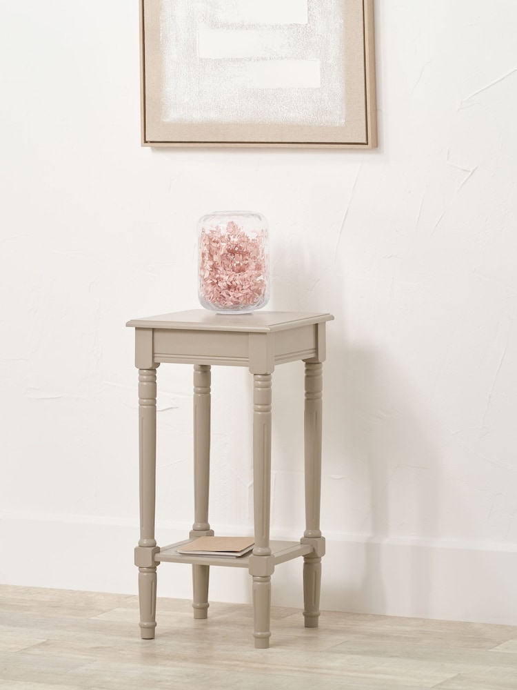 Pacific Cream Heritage Pine Wood Accent Table - Image 1 of 6
