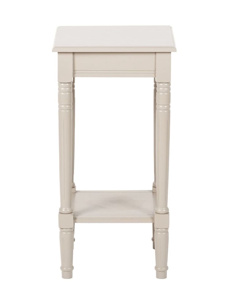 Pacific Cream Heritage Pine Wood Accent Table - Image 6 of 6