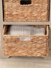 Pacific Cream Devonshire Pine Wood 1 Drawer 2 Basket Unit - Image 2 of 5