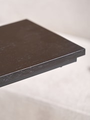 Pacific Black Soho Veneer and Metal Supper Side Table - Image 4 of 6
