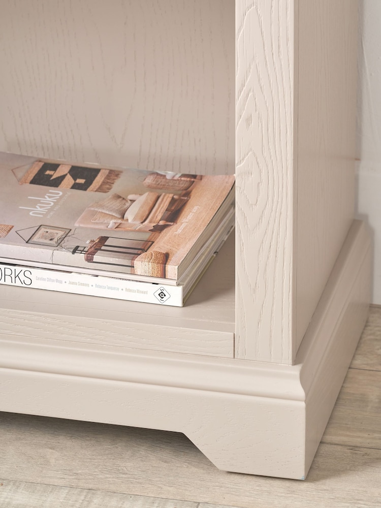 Pacific Natural Fairford Oak and Parchment 2 Drawer Table - Image 2 of 6