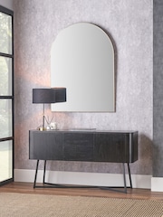 Pacific Black Ukiah Ash Veneer and Metal 2 Door Sideboard - Image 1 of 6