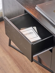 Pacific Black Ukiah Ash Veneer and Metal 2 Door Sideboard - Image 4 of 6