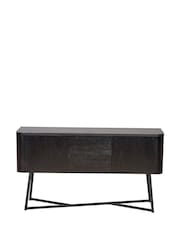 Pacific Black Ukiah Ash Veneer and Metal 2 Door Sideboard - Image 6 of 6