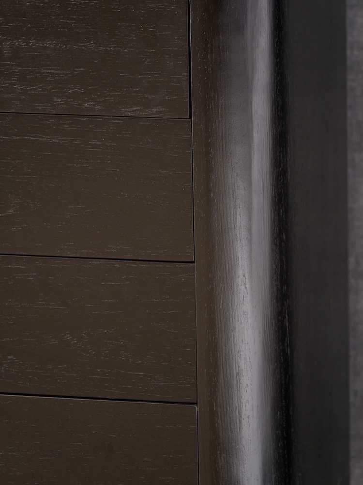 Pacific Black Boy Ukiah Ash Veneer and Metal 5 Drawer Tall - Image 2 of 6