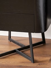Pacific Black Boy Ukiah Ash Veneer and Metal 5 Drawer Tall - Image 3 of 6