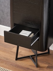 Pacific Black Boy Ukiah Ash Veneer and Metal 5 Drawer Tall - Image 4 of 6